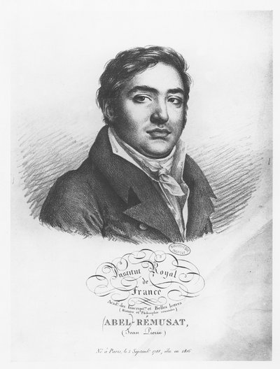 Ritratto di Abel Rémusat da Julien Leopold Boilly